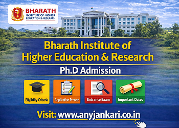 Bharath University PhD Admission 2026: Dates, Fees & Subjects