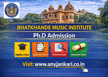 Bhatkhande Sanskriti Vishwavidyalaya PhD Admission 2026: Dates & Fees