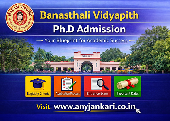 Banasthali Vidyapith PhD Admission 2026: Dates, Fees, Subjects & Form