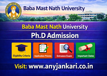Baba Mast Nath University PhD Admission 2026: Fees & Dates