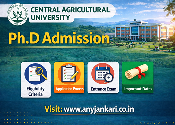 Central Agricultural University PhD Admission 2026: Dates, Fees & ICAR