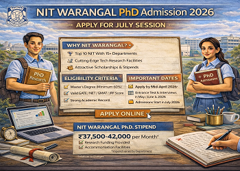 NIT Warangal PhD Admission 2026: Apply for July Session