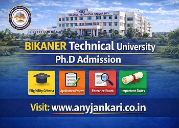 BTU Bikaner PhD Admission 2026: DAT Exam, Dates & Eligibility