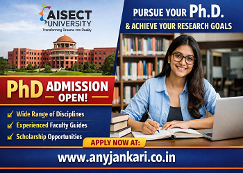 AISECT University PhD Admission 2026: Dates, Fees & Eligibility