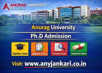 Anurag University PhD Admission 2026: Dates, Fees & Fellowship | Any Jankari